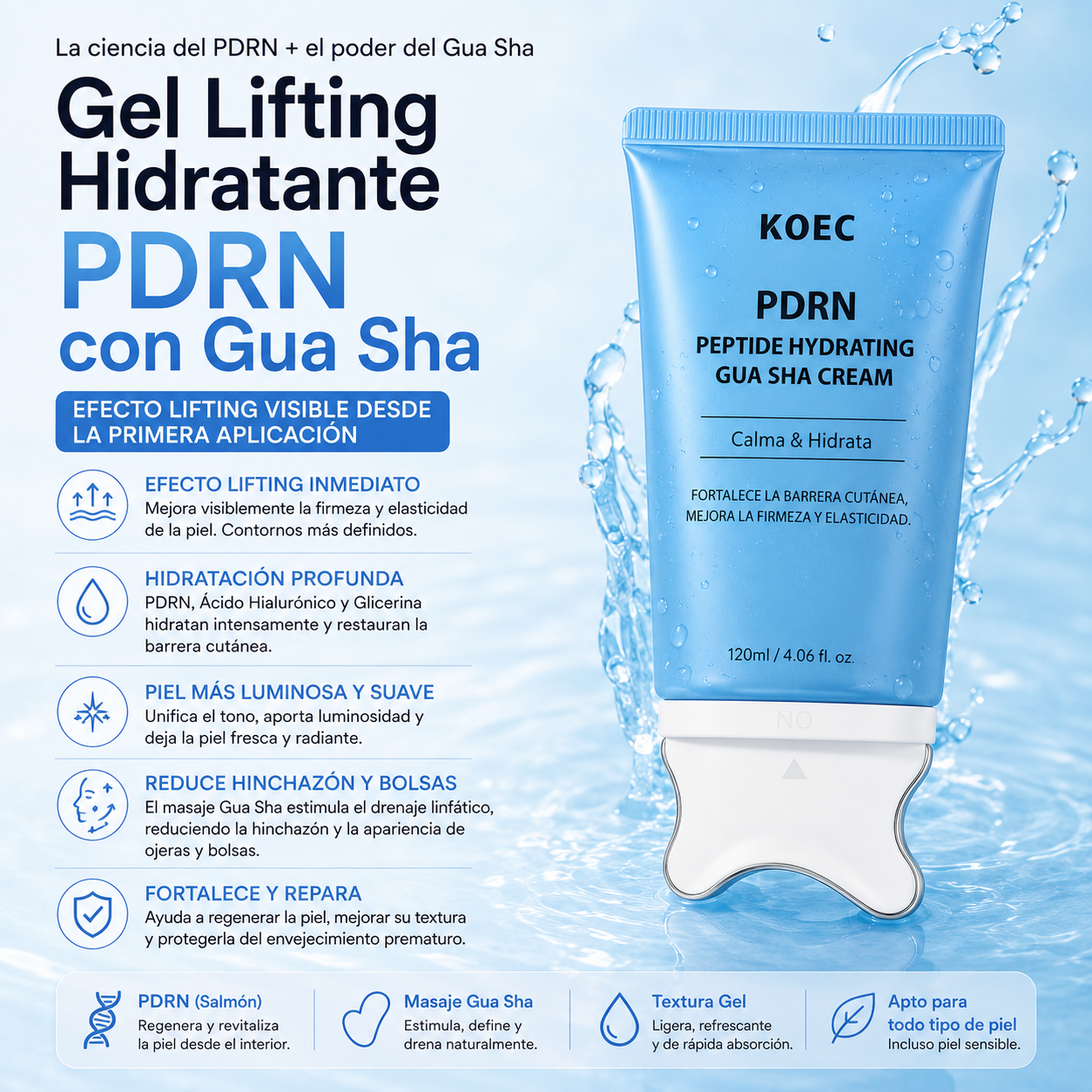 Gel Lifting Hidratante | Efecto Inmediato de Drenaje