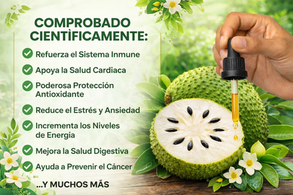 Extracto de Guanábana Orgánico en Gotas